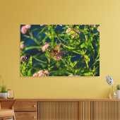 Monarch und Milkweed Leinwanddruck (Insitu (Wohnzimmer))