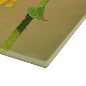 Monarch und Sonnenblume Schneidebrett (Ecke)