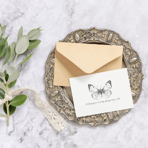 Monarch Vintag Watercolor Butterfly Postkarte