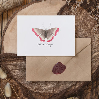 Monarch Vintag Watercolor Butterfly Postkarte