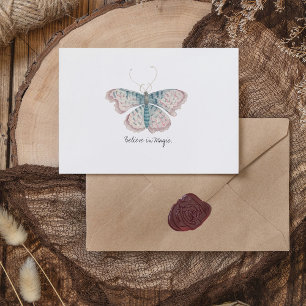Monarch Vintag Watercolor Butterfly Postkarte