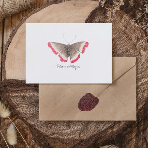 Monarch Vintage Wasserfarbe Schmetterling Postkarte