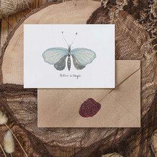 Monarch Vintage-Wasserfarbenschmetterling  Postkarte
