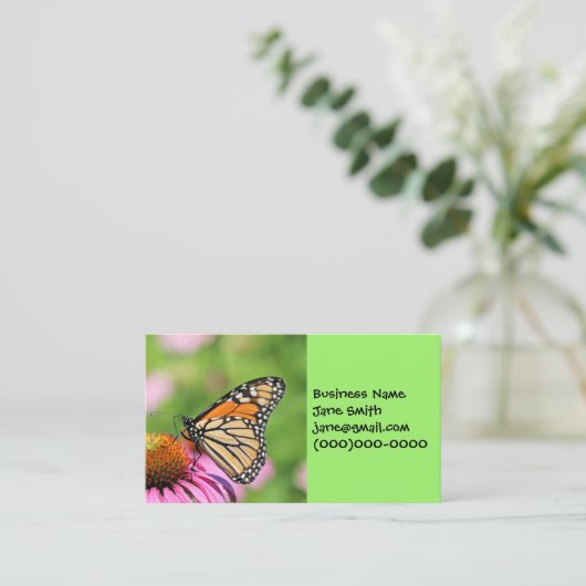 Monarch Visitenkarte (Stehend Vorderseite)