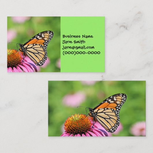 Monarch Visitenkarte (Vorne/Hinten)