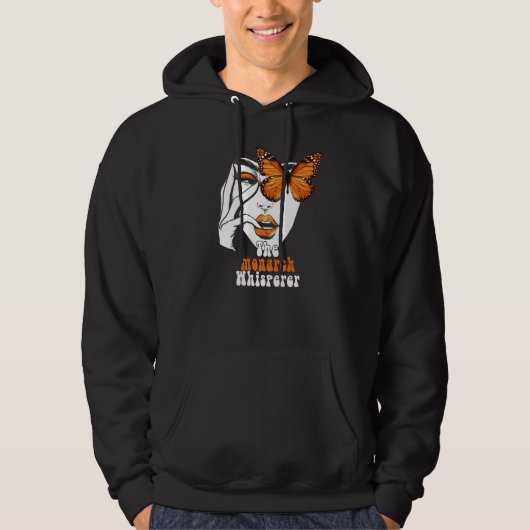 Monarch Whisperer Endangered Butterfly Nature Hoodie (Vorderseite)