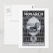 Monarch-Zyklus Postkarte (Vorne/Hinten)