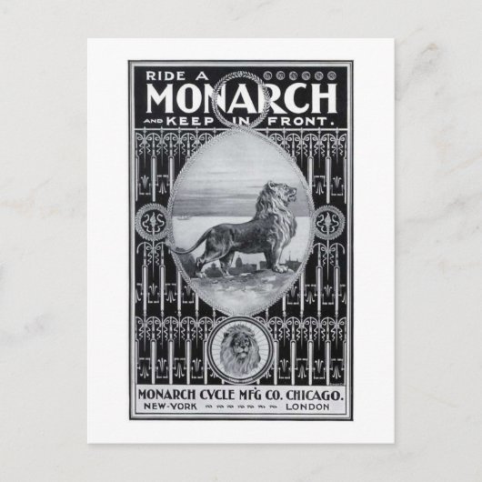 Monarch-Zyklus Postkarte (Vorderseite)