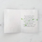 Monarchbutter auf Milkweed Karte (Innenseite)