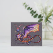 Monarchdrachenpostkarte Postkarte (Stehend Vorderseite)