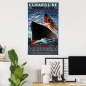 Monarchen der Cunard Line Poster (Heimbüro)