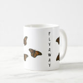 Monarchen fliegen weg kaffeetasse (VorderseiteRechts)