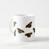 Monarchen fliegen weg kaffeetasse (Vorderseite Links)