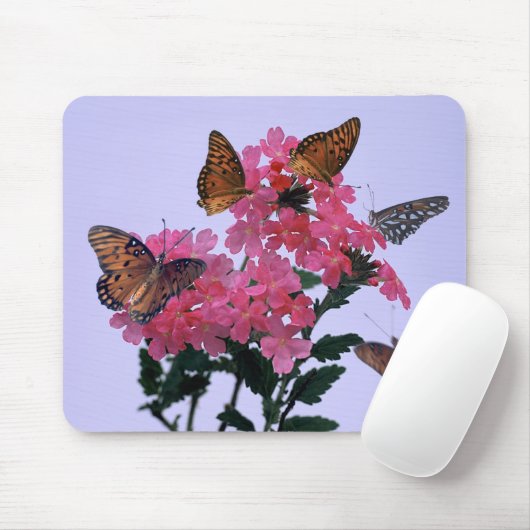 Monarchen und rosa Penta Mousepad (Mit Mouse)