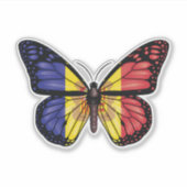 Monarchfahne Aufkleber (Vorderseite)