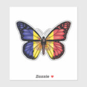 Monarchfahne Aufkleber (Blatt)