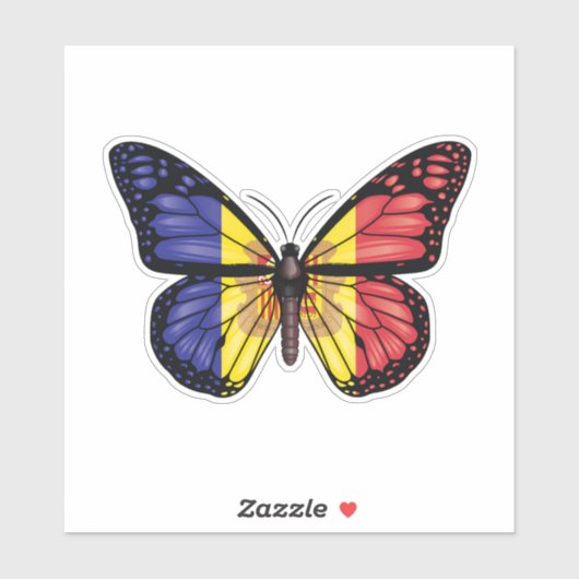 Monarchfahne Aufkleber (Blatt)