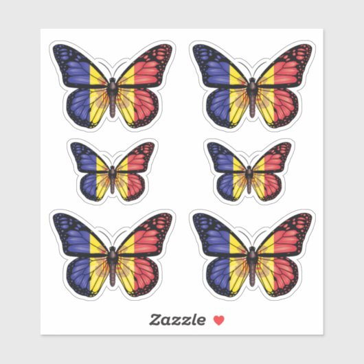 Monarchfahne Aufkleber (Blatt)