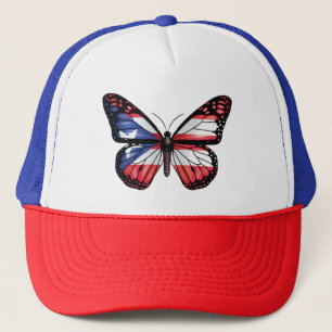 Monarchfahne Puerto Rico Truckerkappe