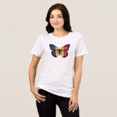 Monarchfahne Tri-Blend Shirt (Vorderseite voll)
