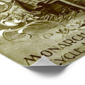 Monarchfahrräder Poster (Ecke)