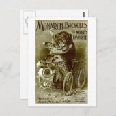 Monarchfahrräder Postkarte (Vorne/Hinten)
