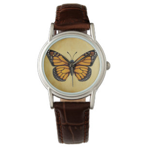 Monarchfalter Armbanduhr