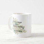Monarchfalter auf Euonymus Kaffeetasse (Vorderseite Links)