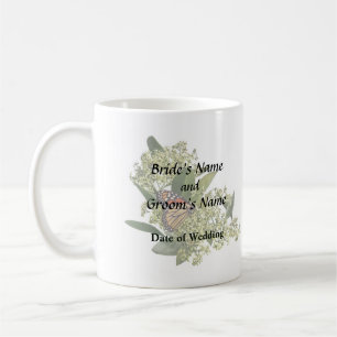 Monarchfalter auf Euonymus Kaffeetasse