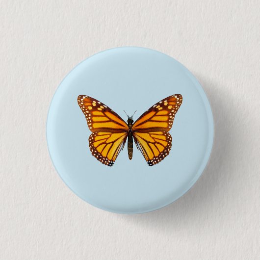 Monarchfalter Button (Vorderseite)