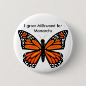 Monarchfalter Button (Vorderseite)