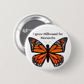 Monarchfalter Button (Vorne & Hinten)