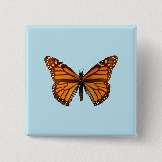 Monarchfalter Button (Vorderseite)