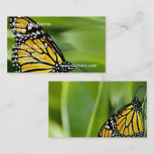 Monarchfalter-Entwurfs-Visitenkarten Visitenkarte (Vorne/Hinten)