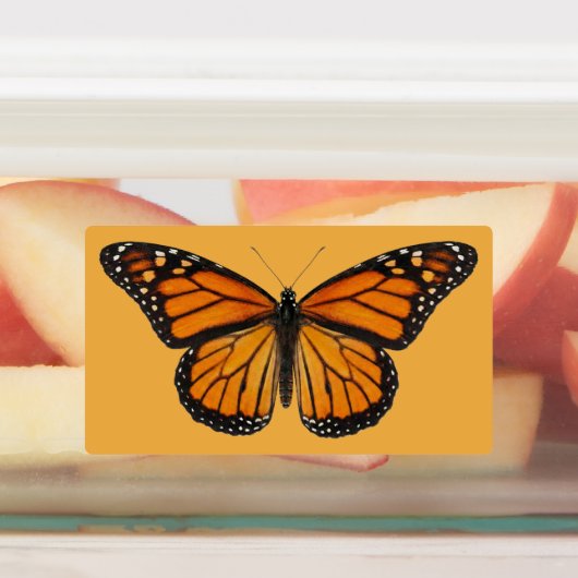 Monarchfalter Etiketten (Befestigt)