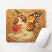 Monarchfalter-Fee Mousepad (Mit Mouse)