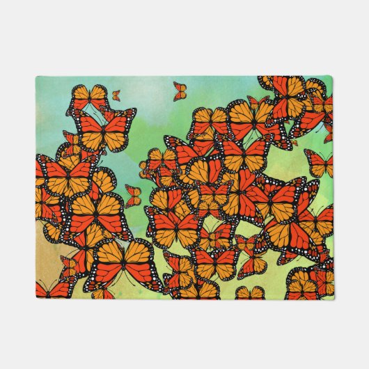 Monarchfalter Fußmatte (Vorderseite)