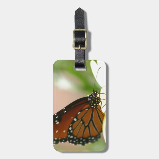 Monarchfalter Gepäckanhänger (Vorderseite vertikal)