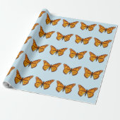 Monarchfalter Geschenkpapier (Ungerollt)
