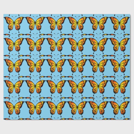 Monarchfalter-Geschenkpapier Geschenkpapier (Flach)