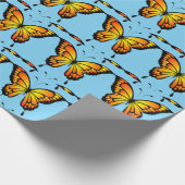 Monarchfalter-Geschenkpapier Geschenkpapier (Ecke)