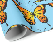 Monarchfalter-Geschenkpapier Geschenkpapier (Rolleneckpunkt)