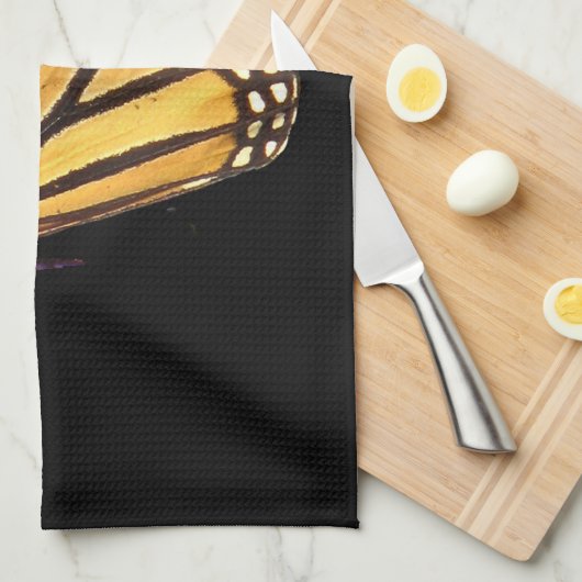 Monarchfalter Geschirrtuch (Viertel Falte)