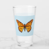 Monarchfalter Glas (Rückseite)