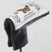Monarchfalter Golf Headcover (3/4 Vorderseite)