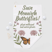 Monarchfalter Golfhandtuch (Insitu)