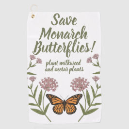 Monarchfalter Golfhandtuch