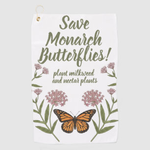 Monarchfalter Golfhandtuch