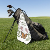 Monarchfalter Golfhandtuch (Gras)