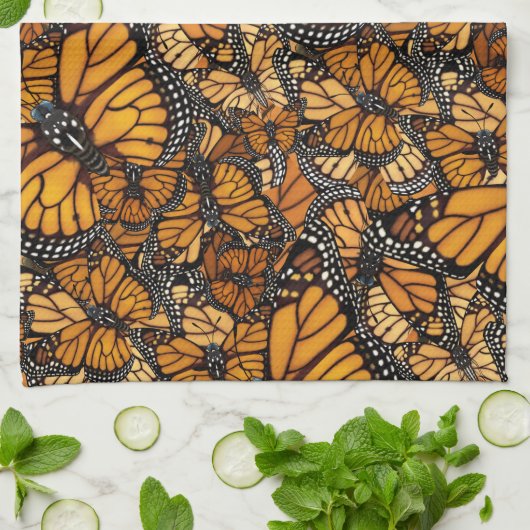 Monarchfalter Handtuch (Gefaltet)